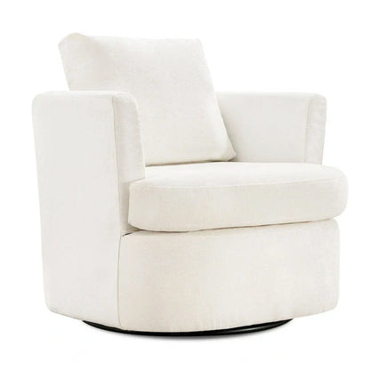 Fauteuils pivotants modernes Chenille pour salon
