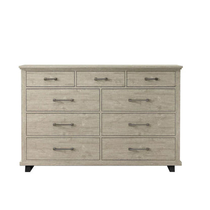 Ensemble de chambre à coucher 4 pièces Farmhouse - 2 tables de chevet, 1 commode et 1 chiffonnier