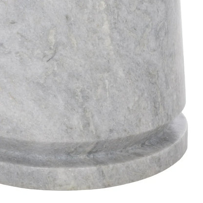 Table d'appoint ronde haute en marbre SAFAVIEH Couture Ghicu - 56 cm L x 53 cm P x 61 cm H - 21Wx21Dx24H