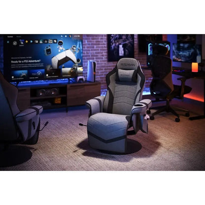 Fauteuil inclinable de jeu - Chaise de jeu inclinable avec repose-pieds