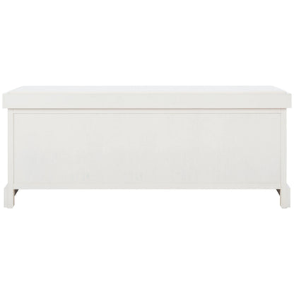 Banc de rangement SAFAVIEH Fiorello 3 tiroirs avec coussin - 47,3 L x 15 P x 19 H - 47Lx15Px19H