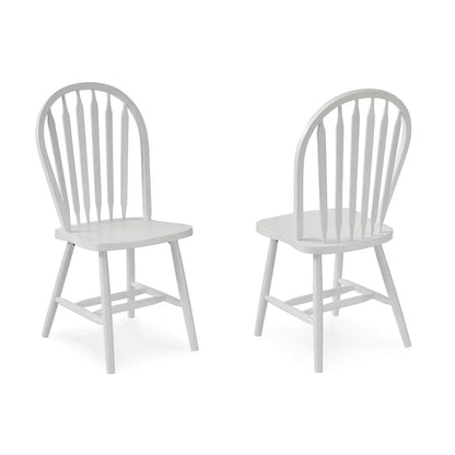 Chaise de salle à manger Windsor Arrowback en bois massif