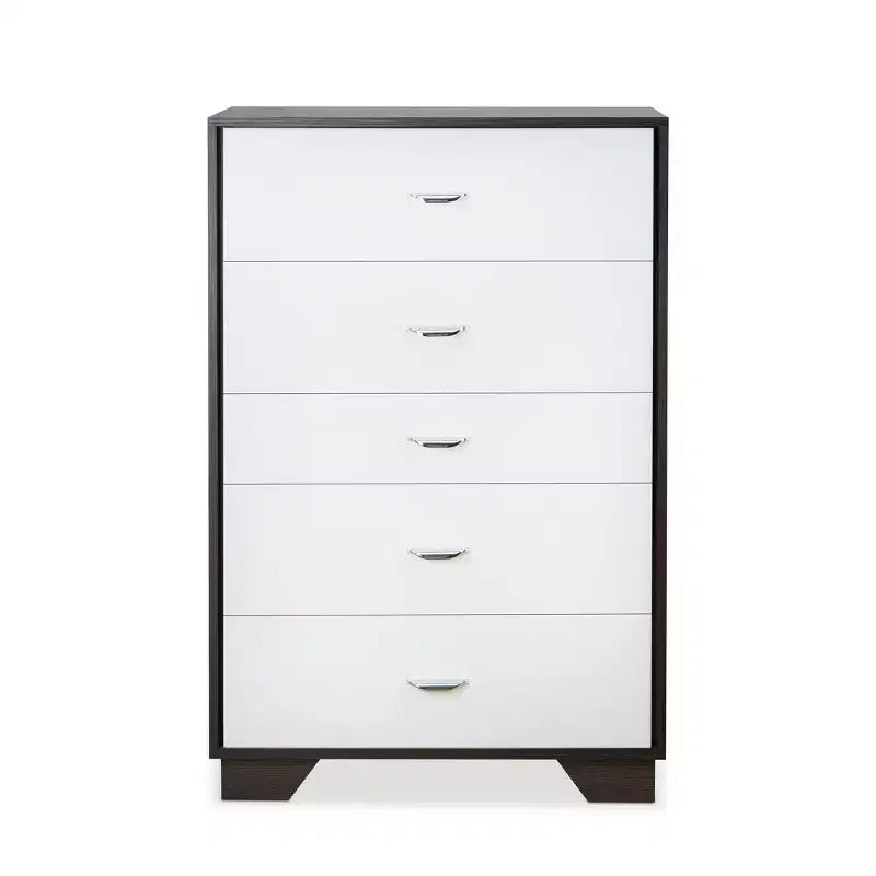 Commode blanche et espresso
