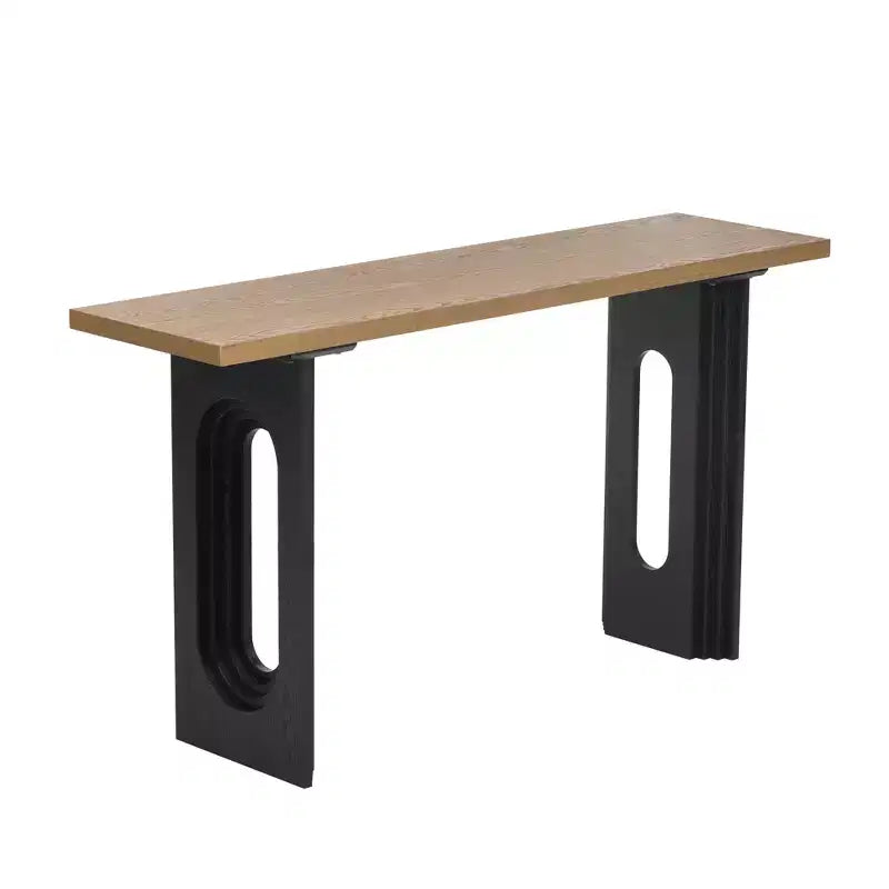 Table d'appoint ronde moderne et spacieuse avec pieds creux, table d'appoint polyvalente pour l'entrée et le salon