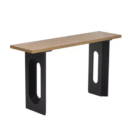 Table d'appoint ronde moderne et spacieuse avec pieds creux, table d'appoint polyvalente pour l'entrée et le salon