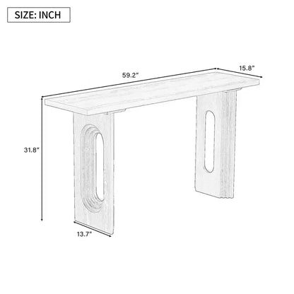 Table d'appoint ronde moderne et spacieuse avec pieds creux, table d'appoint polyvalente pour l'entrée et le salon