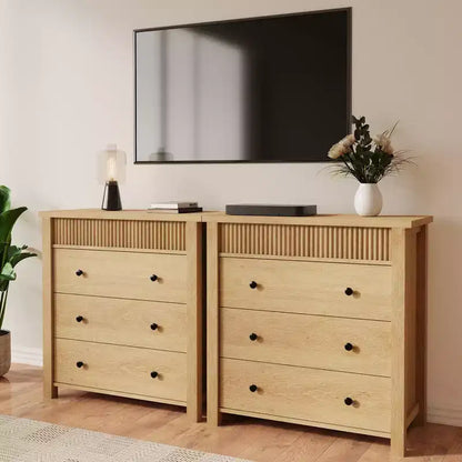 Commode de chevet à 3 tiroirs pour chambre à coucher,