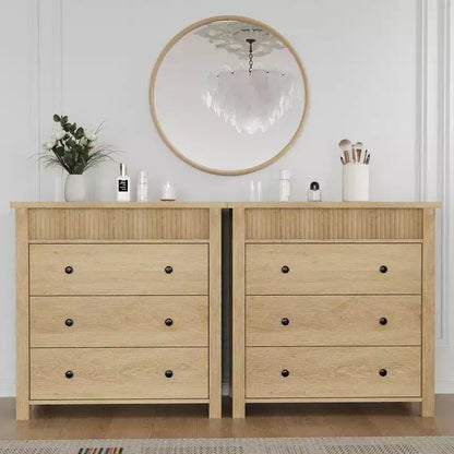 Commode de chevet à 3 tiroirs pour chambre à coucher,