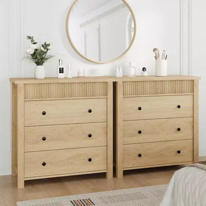 Commode de chevet à 3 tiroirs pour chambre à coucher,