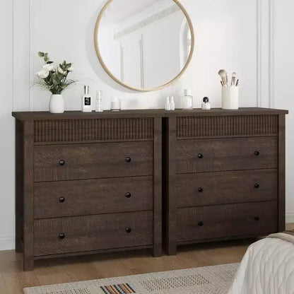 Commode de chevet à 3 tiroirs pour chambre à coucher,