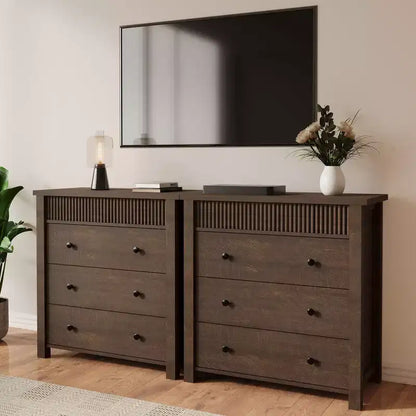 Commode de chevet à 3 tiroirs pour chambre à coucher,