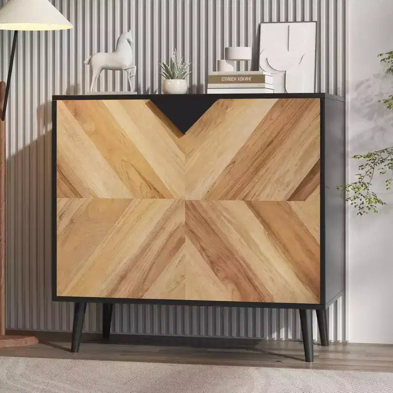 Meuble de rangement 80 cm avec étagère et portes, buffet moderne, armoire d'appoint autoportante pour salle à manger, salon ou entrée