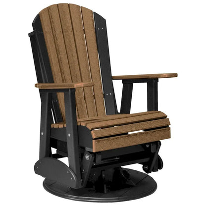 Fauteuil planeur pivotant Adirondack en polybois