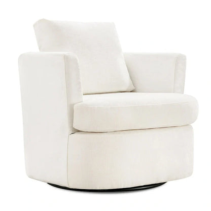 Fauteuils pivotants modernes Chenille pour salon