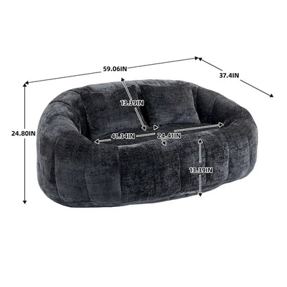 Pouf Géant pour Adulte - Canapé Paresseux Multicolore