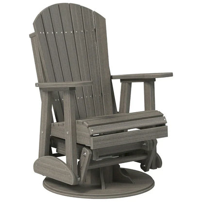 Fauteuil planeur pivotant Adirondack en polybois