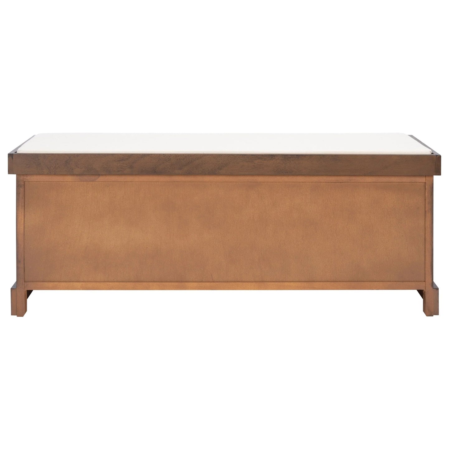 Banc de rangement SAFAVIEH Fiorello 3 tiroirs avec coussin - 47,3 L x 15 P x 19 H - 47Lx15Px19H