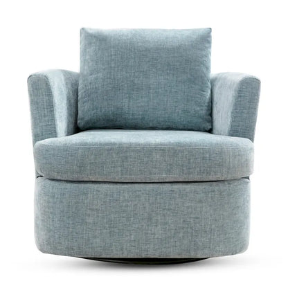 Fauteuils pivotants modernes Chenille pour salon