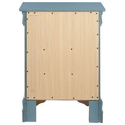 Table de chevet en bois à 3 tiroirs