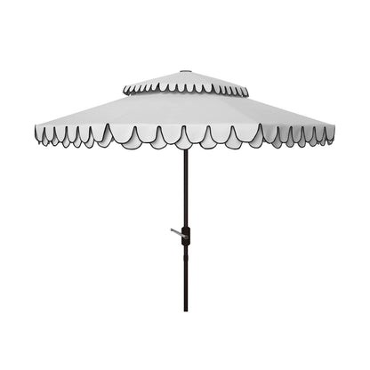 Parasol double-toit d'extérieur Kjerstin Valance 2,74 m