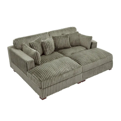 Canapé modulable en tissu pour salon et chambre à coucher