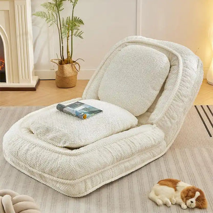Canapé paresseux, 5 positions réglables, pour s'asseoir, dormir, plier, convient pour la chambre à coucher, le salon