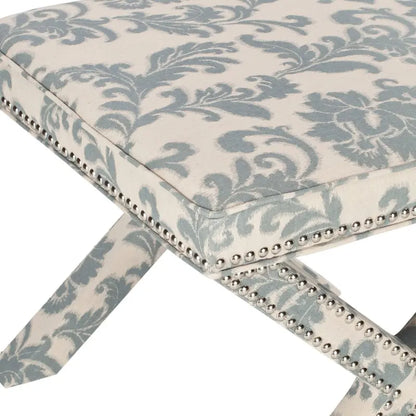 SAFAVIEH Shavonne Ottoman banc en X