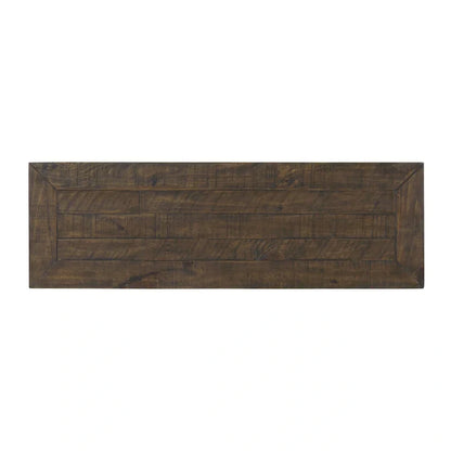 The Gray Barn Downington Table console de canapé à 2 tiroirs en bois massif