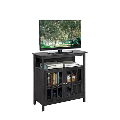 Meuble TV Big Sur Highboy de 40 pouces avec rangements, par Convenience Concepts