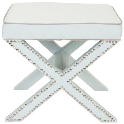 SAFAVIEH Shavonne Ottoman banc en X