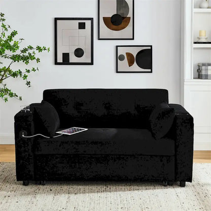 Canapé convertible avec dossier réglable et port USB