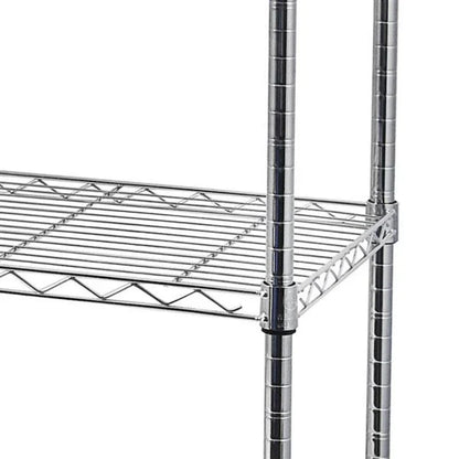 Étagère métallique à 5 niveaux avec roulettes - (59,06 x 17,72 x 70,87)