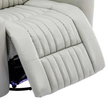 Fauteuil inclinable motorisé de cinéma maison multifonctionnel pivotant à 270°