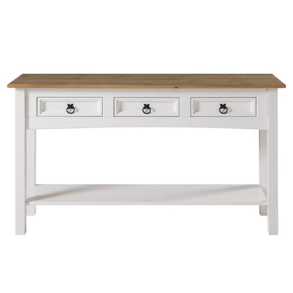 Console de table en bois 3 tiroirs Corona | Furniture Dash - S.O.