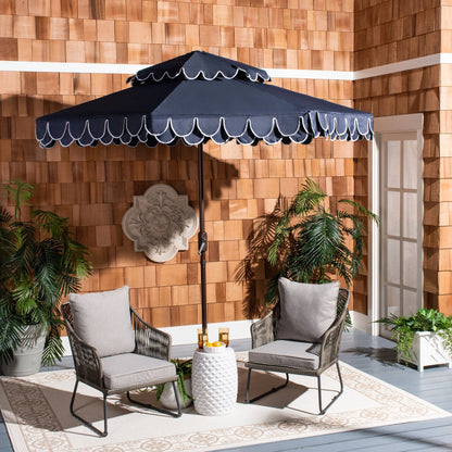 Parasol double-toit d'extérieur Kjerstin Valance 2,74 m