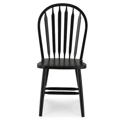 Chaise de salle à manger Windsor Arrowback en bois massif