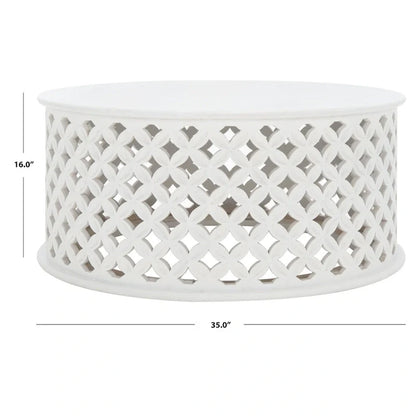 Table basse ronde Antkea SAFAVIEH - 35 L x 35 P x 16 H - 35Lx35Px16H
