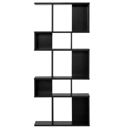 Étagère d'angle autoportante à 5 cubes, Bibliothèque de présentation