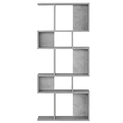 Étagère d'angle autoportante à 5 cubes, Bibliothèque de présentation