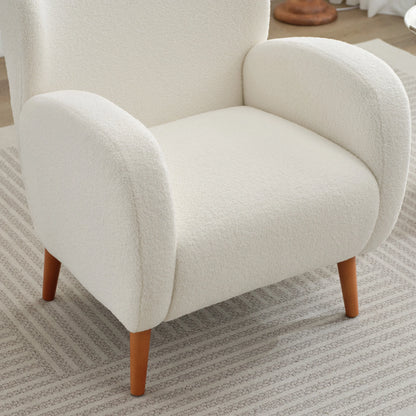 Fauteuil club capitonné moderne avec accoudoirs, canapé simple