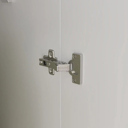 Armoire de chambre autonome à 2 portes avec tringle à vêtements