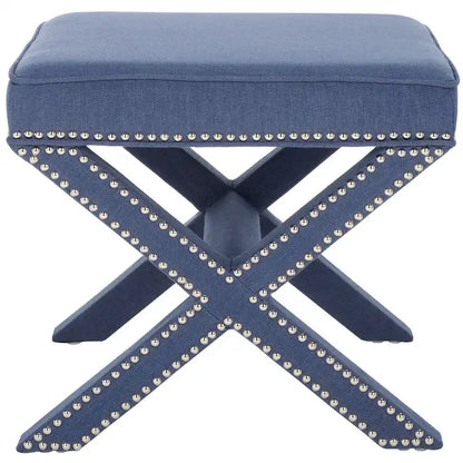 SAFAVIEH Shavonne Ottoman banc en X