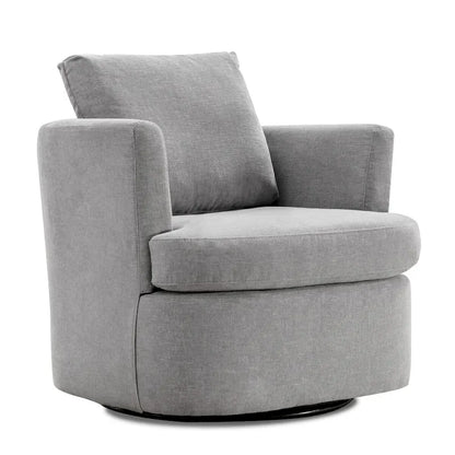 Fauteuils pivotants modernes Chenille pour salon
