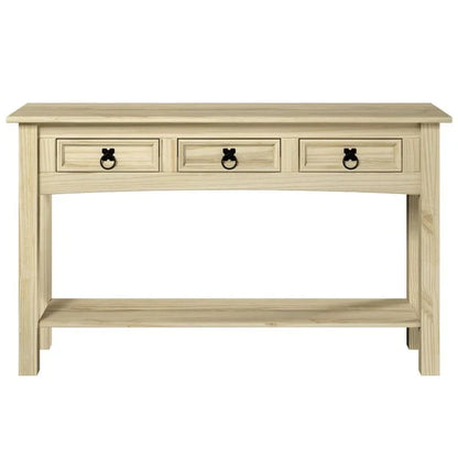 Console de table en bois 3 tiroirs Corona | Furniture Dash - S.O.