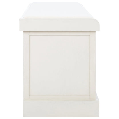 Banc de rangement SAFAVIEH Fiorello 3 tiroirs avec coussin - 47,3 L x 15 P x 19 H - 47Lx15Px19H