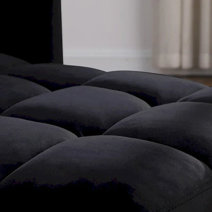 Fauteuil Lit Convertible 3 en 1, Noir