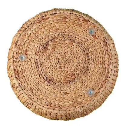 Table basse ronde Terraza en jacinthe d'eau de SEI Furniture