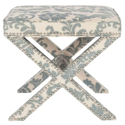 SAFAVIEH Shavonne Ottoman banc en X