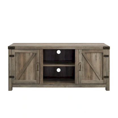 Meuble TV avec porte de grange Middlebrook Firebranch 58 pouces
