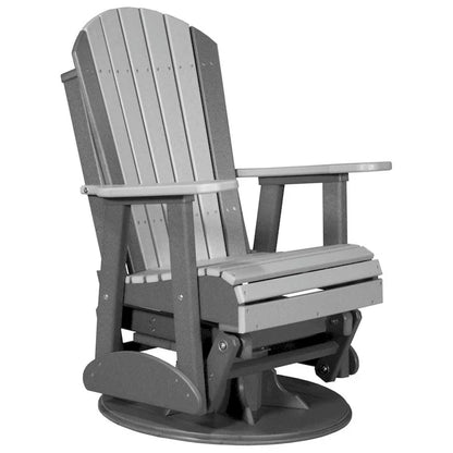Fauteuil planeur pivotant Adirondack en polybois